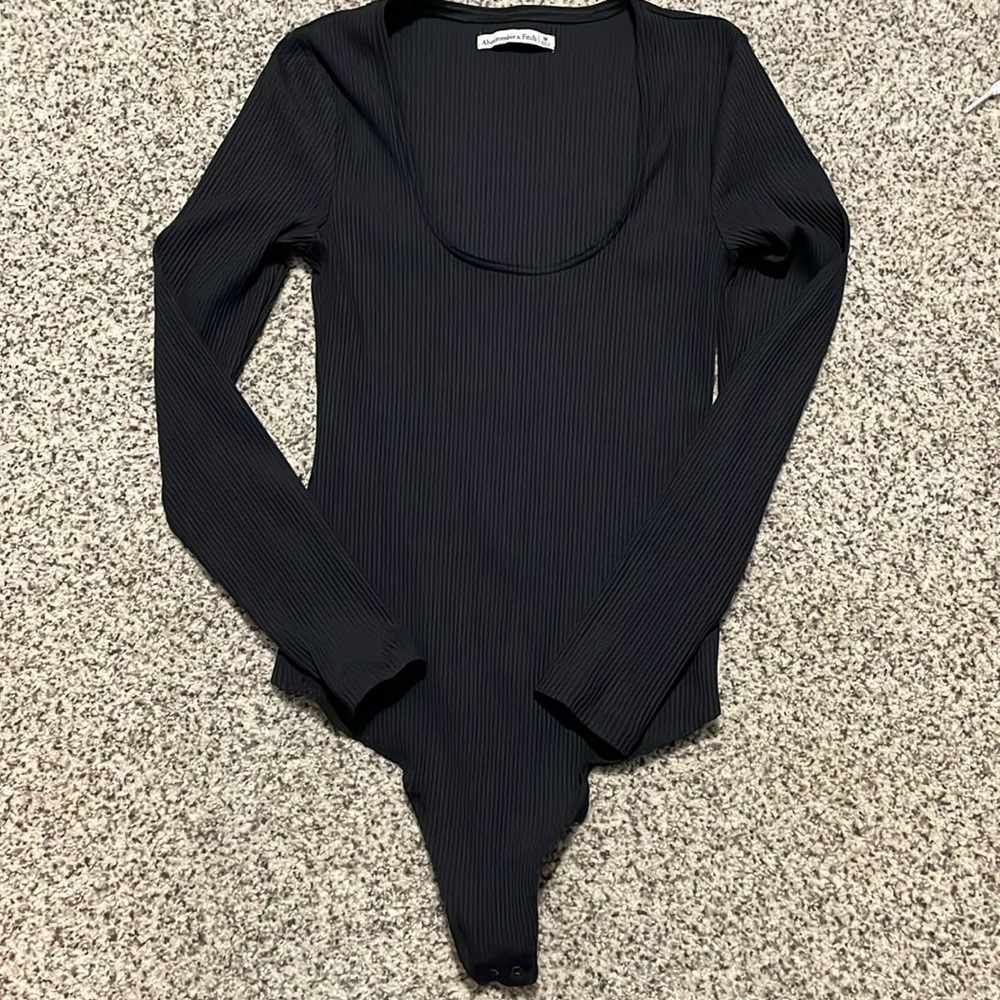 Abercrombie & Fitch Black Women's bodysuit size medium